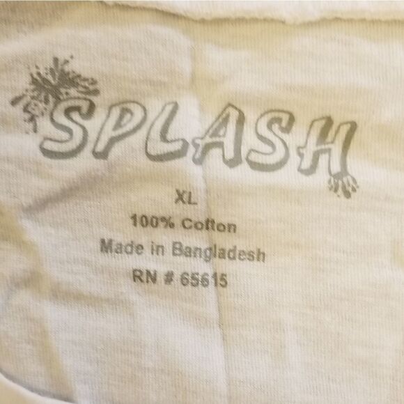 🍂 Splash white shirt  - Picture 5 of 5